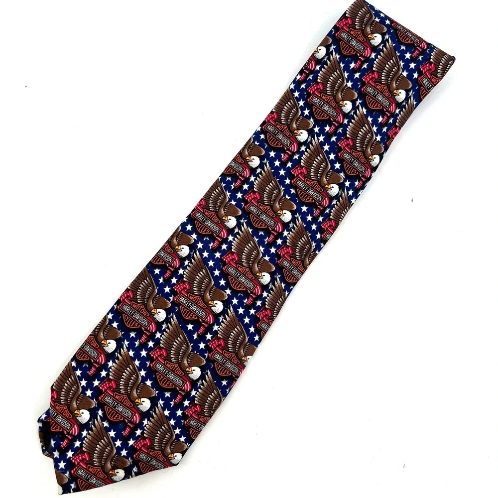 Harley-Davidson patriotic necktie